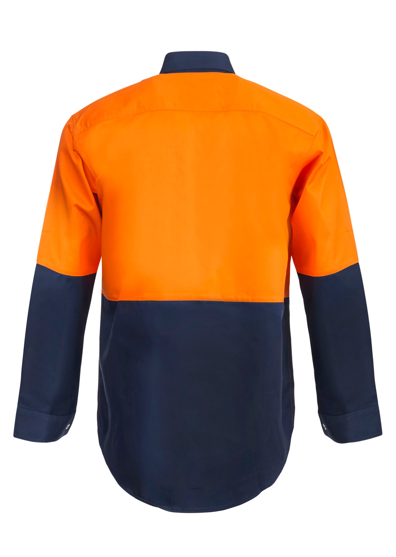 Workcraft WS3035 Hi vis Two Tone L/S Cotton Drill Food Industry Shirt