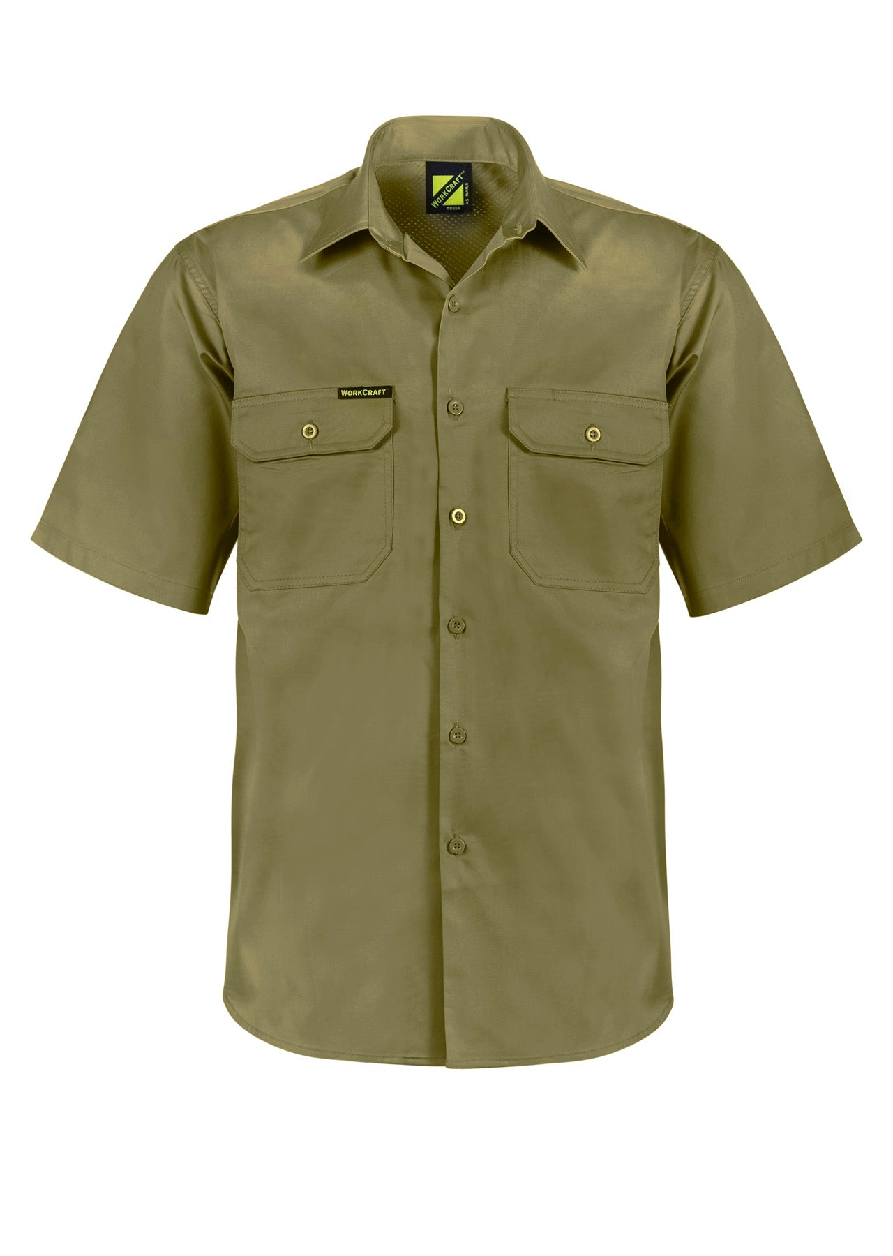 Workcraft WS4012 Lightweight Short Sleeve Vented Cotton Drill Shirt
