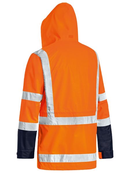 Bisley BJ6377HT TTMC-W 5-in-1 Wet Weather Jacket-Orange