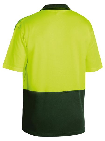 BISLEY BK1234 TWO TONE HI-VIS POLO S/S SHIRT