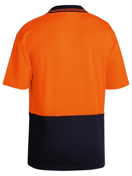 BISLEY BK1234 TWO TONE HI-VIS POLO S/S SHIRT