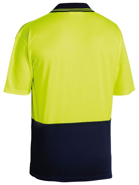 BISLEY BK1234 TWO TONE HI-VIS POLO S/S SHIRT
