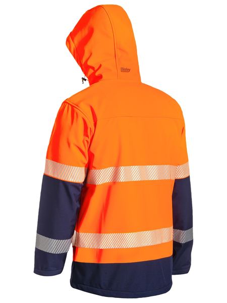 Bisley BJ6934T Taped Two Tone Hi-vis Ripstop Softshell Jacket