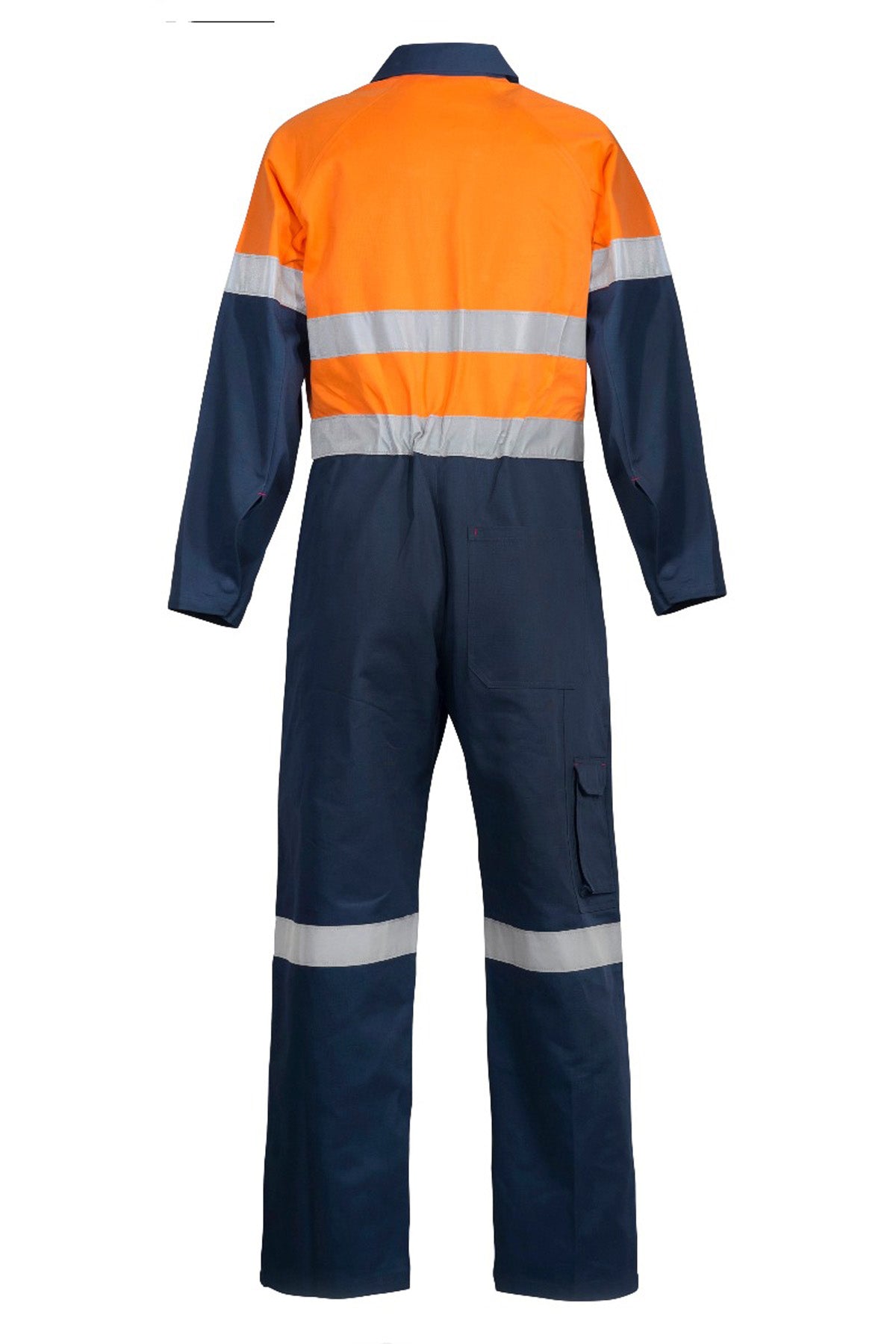 Workcraft WC6093 Hi-vis Two Tone Cotton Drill Coveralls With CSR Reflective Tape