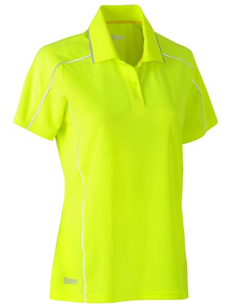 Bisley BKL1425 Women's Cool Mesh Polo With Reflective Piping