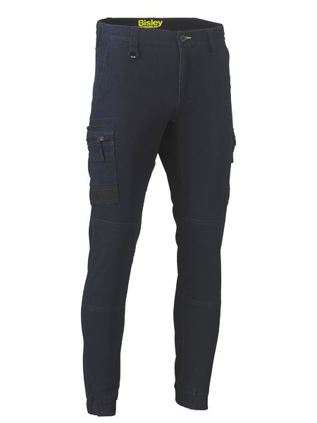 Bisley BPC6335 Flx And Move™ Stretch Denim Cargo Cuffed Pants