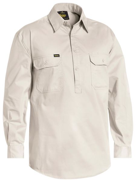 Bisley BSC6820 Closed Front Lightweight Drill L/S Shirt