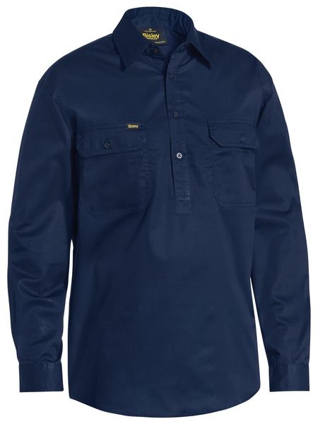 Bisley BSC6820 Closed Front Lightweight Drill L/S Shirt