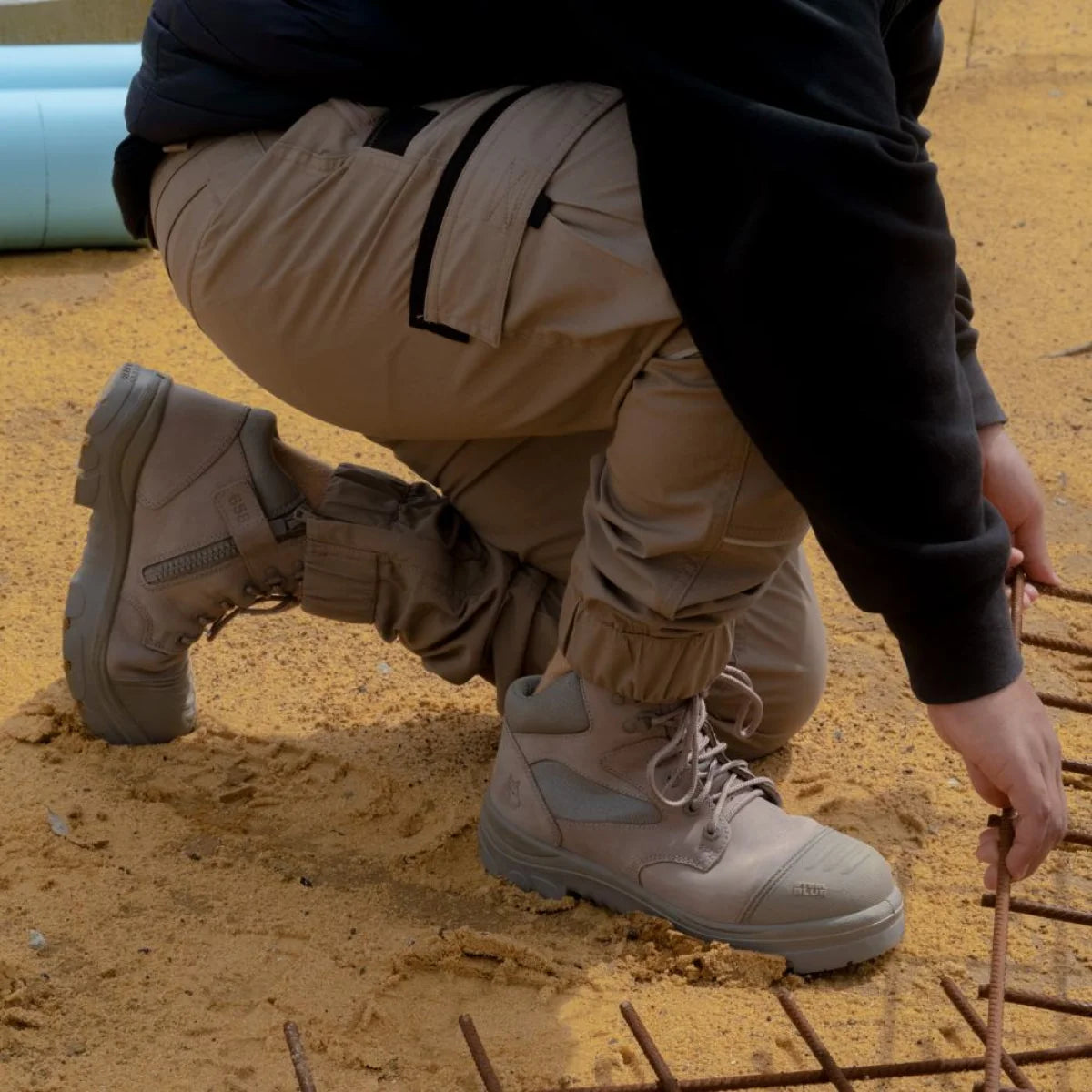 Steel Blue 312658 Parkes Zip Scuff Safety Boots