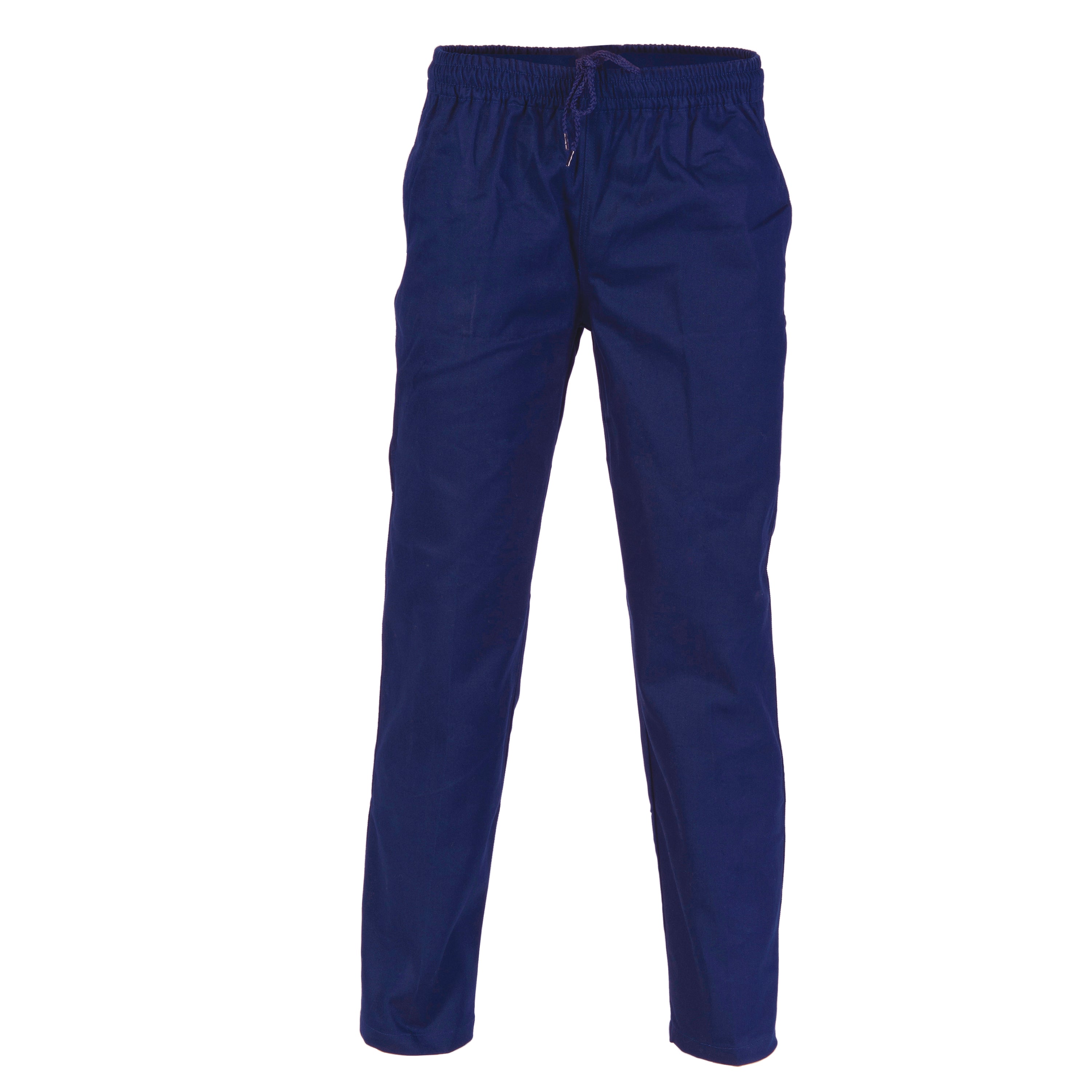 DNC 3313 Drill Elastic Waist Pants- Navy
