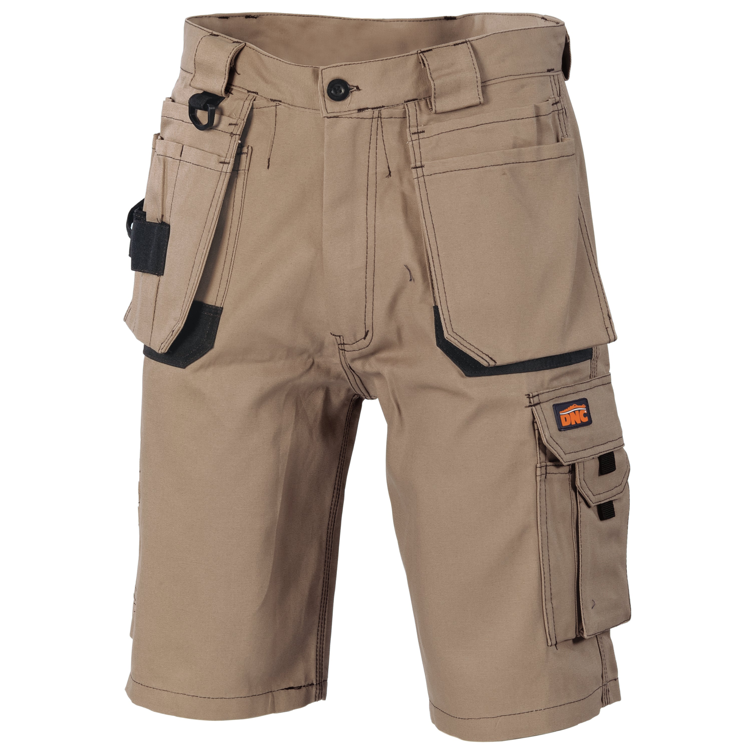 DNC 3336 Duratex Cotton Duck Weave Tradies Cargo Shorts with Tool Pocket