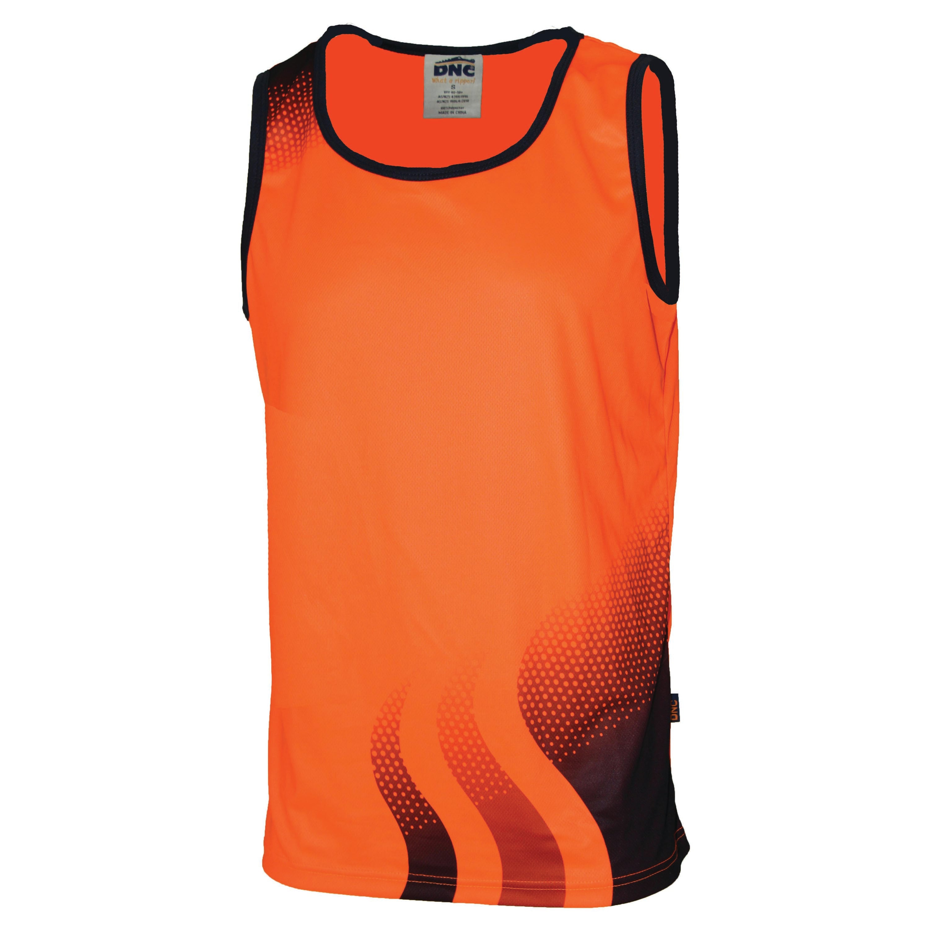 DNC 3561 Wave Hi-vis Singlet