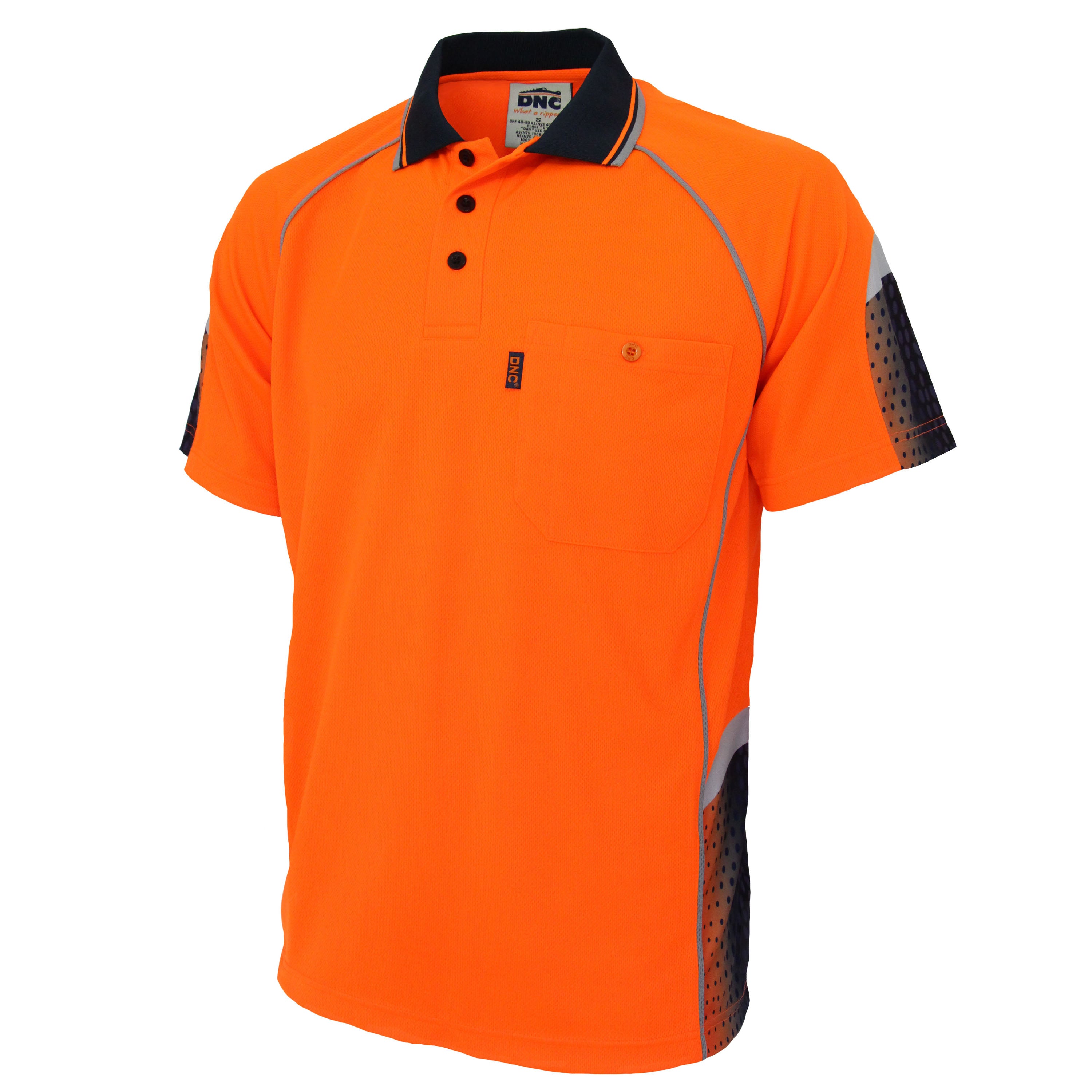 DNC 3564 Hi-Vis Galaxy Sublimated Polo