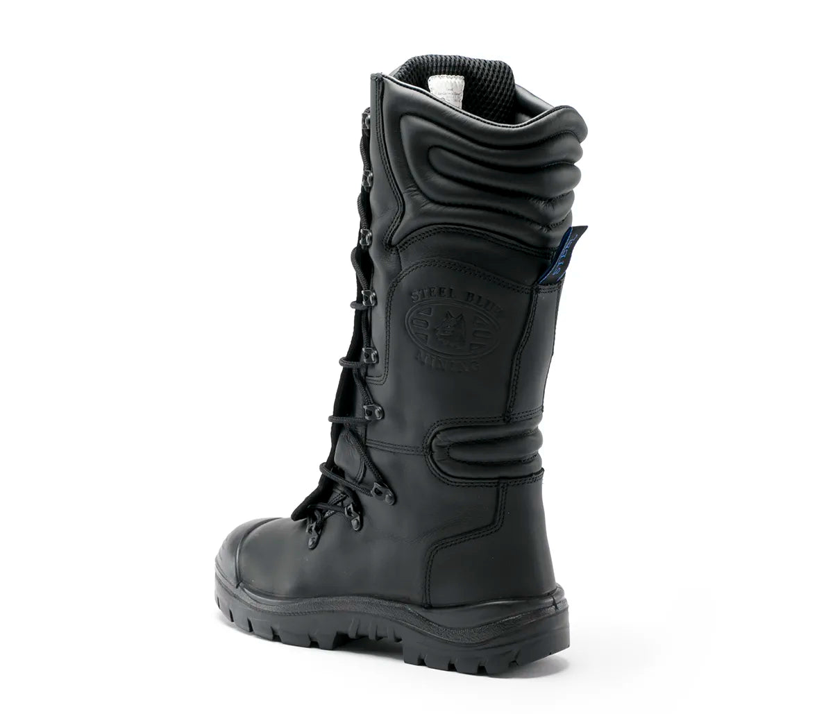 Steel Blue 382833 Telfer High Galosh Safety Boot-Black