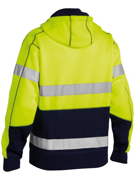 Bisley BK6988T Taped Hi-vis Fleece Hoodie With Sherpa Lining