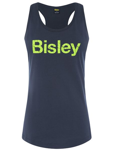 Bisley BKSL063 Women's Cotton Logo Singlet