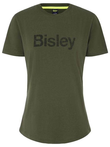 Bisley BKTL064 Women's Cotton Logo Tee