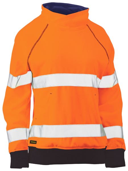 Bisley BKL6818T Women's Taped Hi-vis Fleece Jumper