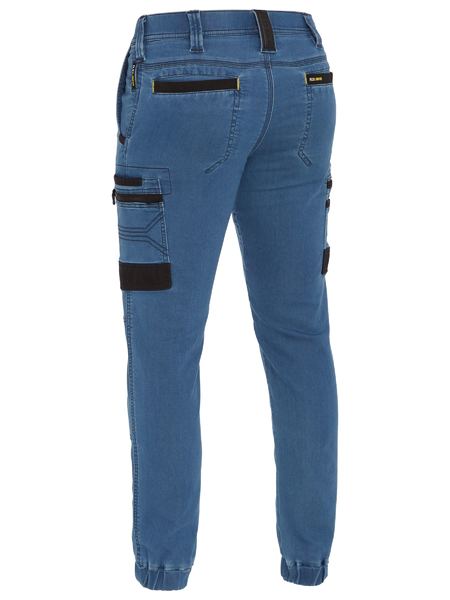 Bisley BPC6335 Flx And Move™ Stretch Denim Cargo Cuffed Pants
