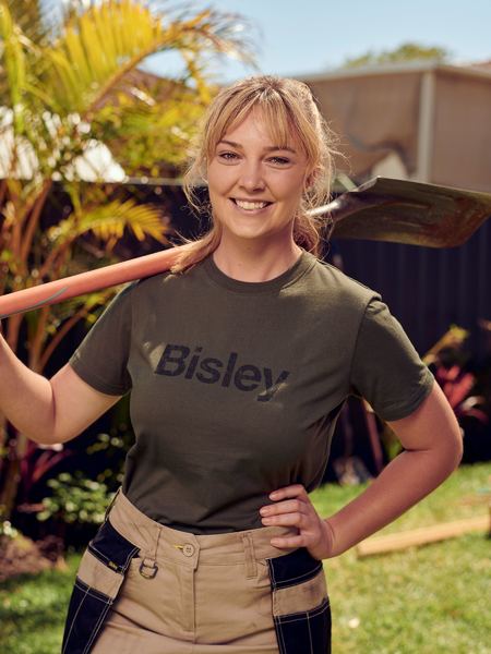 Bisley BKTL064 Women's Cotton Logo Tee