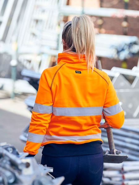 Bisley BKL6818T Women's Taped Hi-vis Fleece Jumper