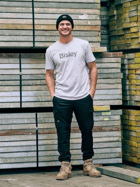 Bisley BPC6335 Flx And Move™ Stretch Denim Cargo Cuffed Pants