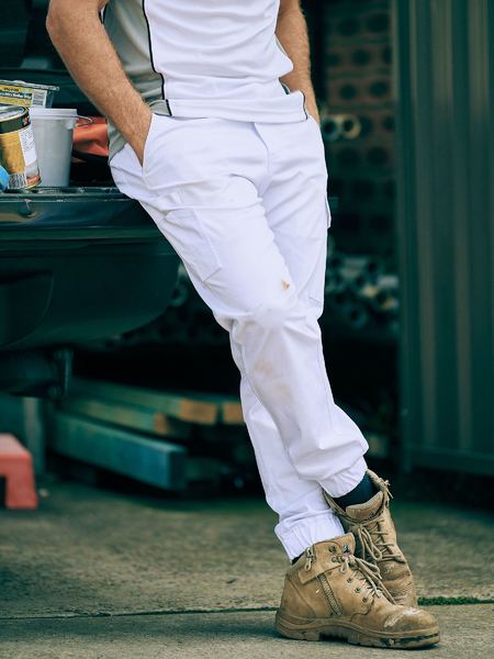 Bisley BPC6028 Stretch Cotton Drill Cargo Cuffed Pants