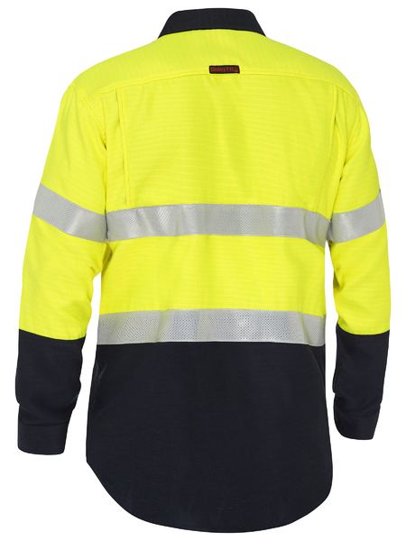 Bisley BS8338T Apex 160 Taped Hi-vis Fr Ripstop Vented Shirt