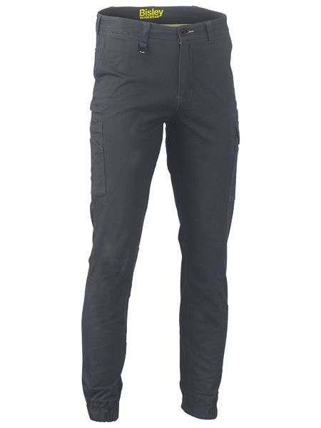 Bisley BPC6028 Stretch Cotton Drill Cargo Cuffed Pants