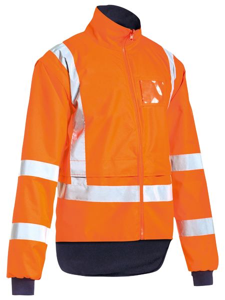 Bisley BJ6377HT TTMC-W 5-in-1 Wet Weather Jacket-Orange