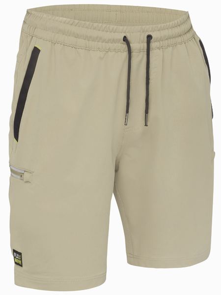 Bisley BSHC1333 Flex & move™ 4-way Stretch Elastic Waist Cargo Shorts