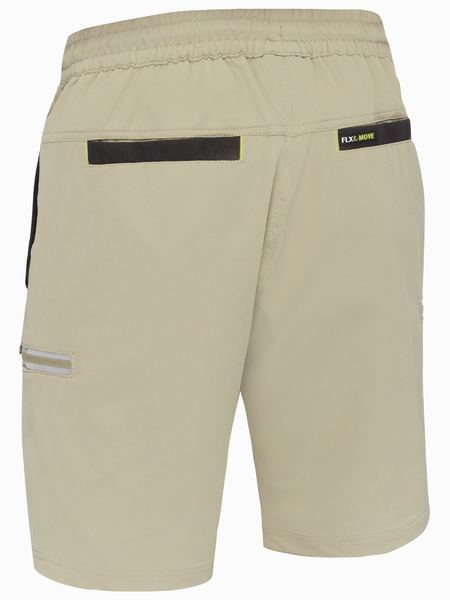 Bisley BSHC1333 Flex & move™ 4-way Stretch Elastic Waist Cargo Shorts