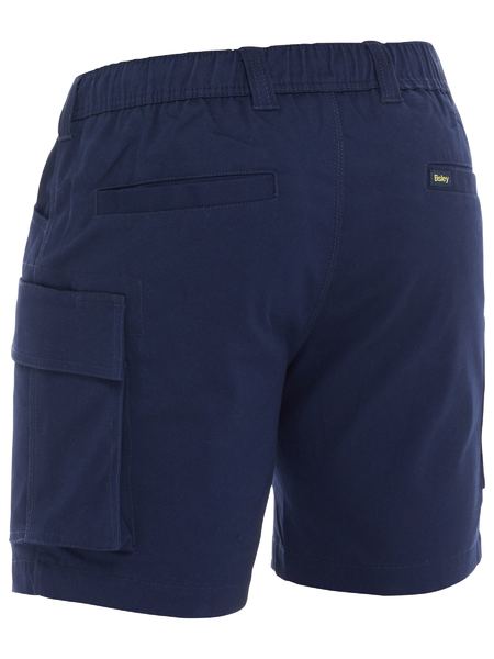 Bisley BSHC1018 Stretch Cotton Elastic Waist Cargo Short