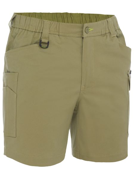 Bisley BSHC1018 Stretch Cotton Elastic Waist Cargo Short