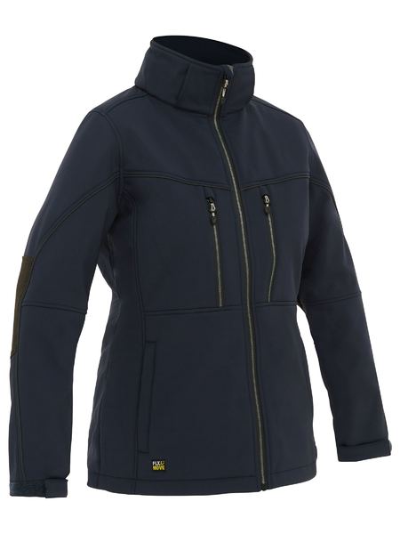 Bisley BJL6570 Women's Flex & Move™ Hooded Soft Shell Jacket