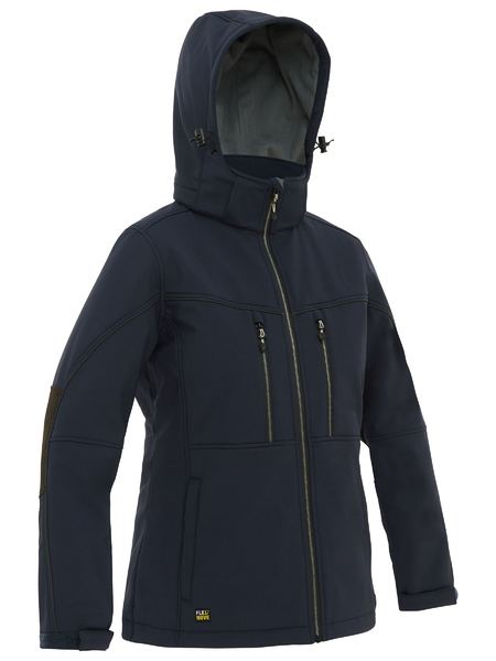 Bisley BJL6570 Women's Flex & Move™ Hooded Soft Shell Jacket