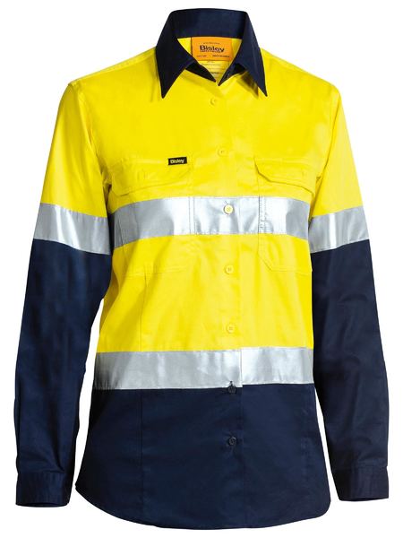Bisley BL6696T Women's 3m Taped Hi-vis Cool Lightweight Shirt