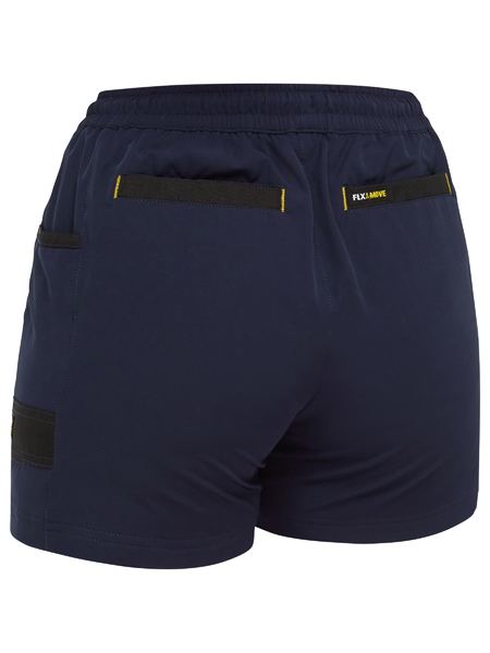 Bisley BSHL1331 Women's Flex And Move 4-way Stretch Elastic Waist Short