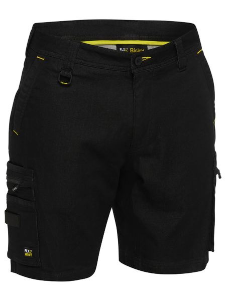 Bisley BSHC1335 FLX AND MOVE™ Stretch Denim Cargo Shorts