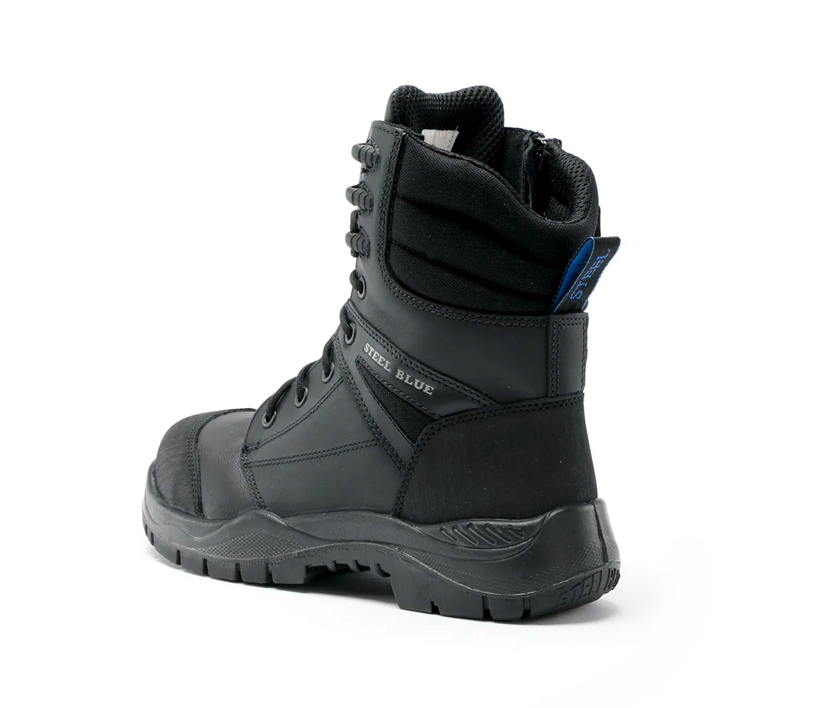 Steel Blue 617561 Tindal TPU High Leg Safety Boots-Black