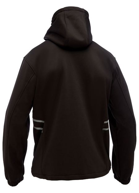 Bisley BK6574 Flx & Move™ Liquid Repellent Fleece Hoodie-Black