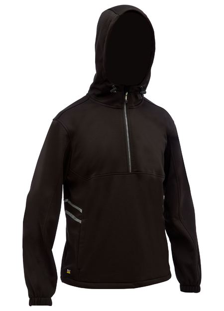 Bisley BK6574 Flx & Move™ Liquid Repellent Fleece Hoodie-Black