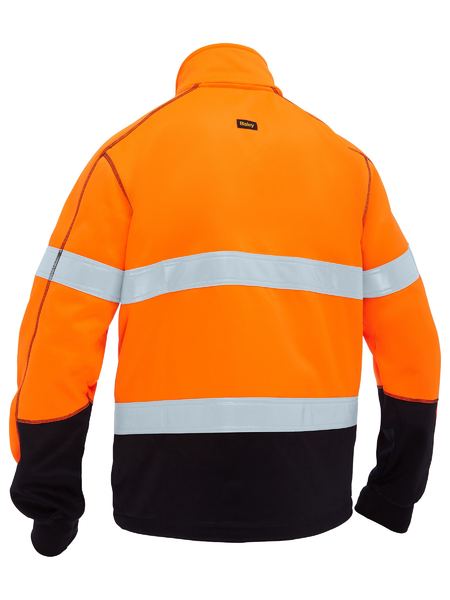 Bisley BK6611T Men's Taped Hi Vis Zip Front Fleece