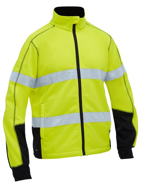 Bisley BK6611T Men's Taped Hi Vis Zip Front Fleece
