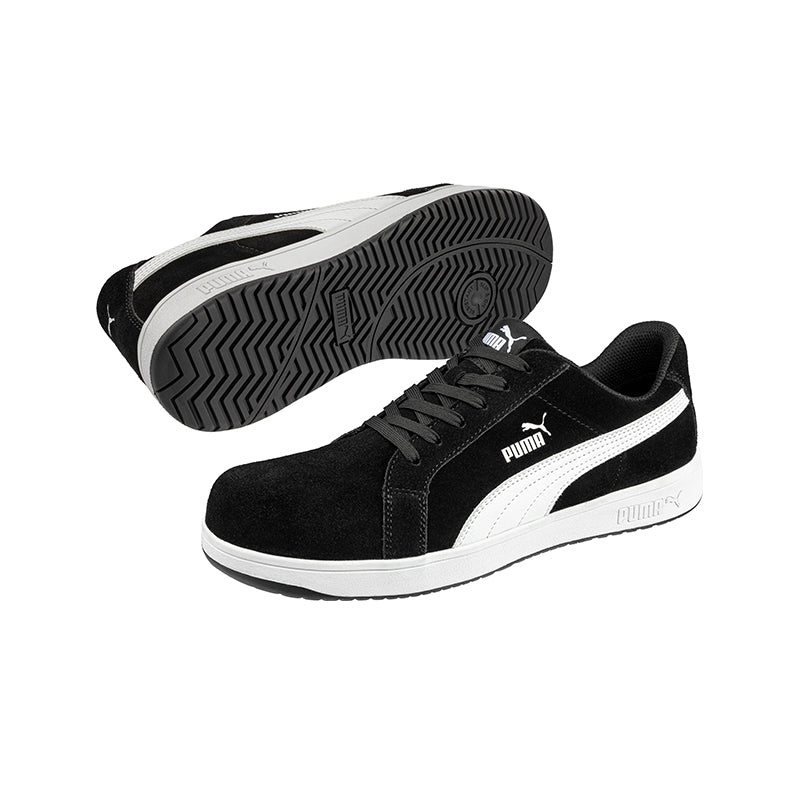 Puma 640017 Iconic Suede Black Safety Shoes