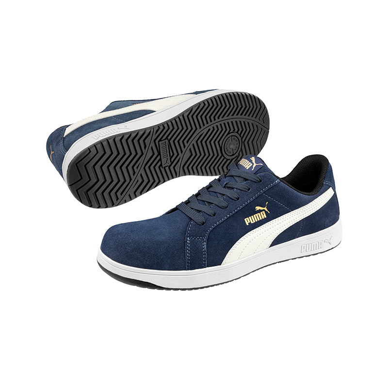 Puma 640027 Iconic Suede Blue Safety Shoes