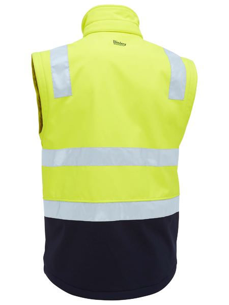 Bisley BJ6078T Taped Two Tone Hi Vis 3 In 1 Soft Shell Jacket