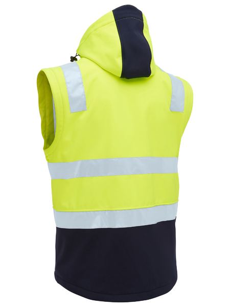Bisley BJ6078T Taped Two Tone Hi Vis 3 In 1 Soft Shell Jacket