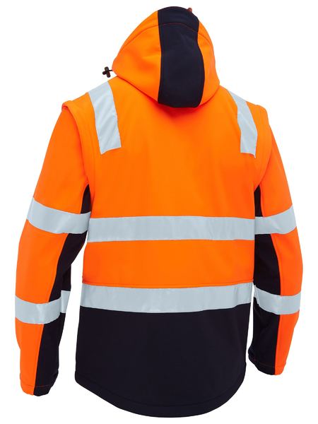 Bisley BJ6078T Taped Two Tone Hi Vis 3 In 1 Soft Shell Jacket