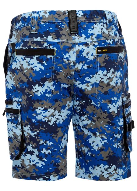 Bisley BSHC1337 Flex & move™ Stretch Canvas Camo Cargo Short – Limited Edition